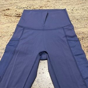 Blue arie leggings with pockets